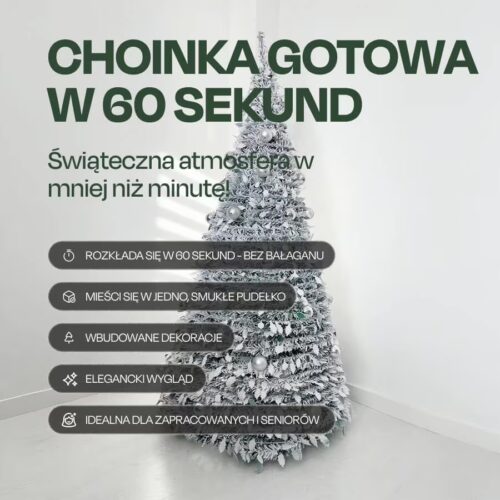Składana choinka z gotową dekoracją - XMAS moment